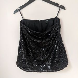 J Crew Sequin Mini Skirt